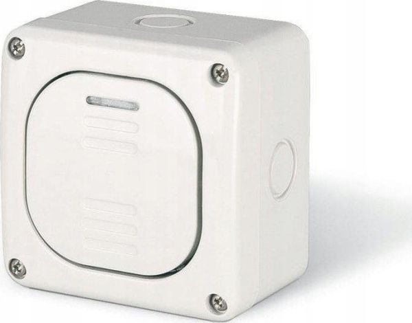 Scame Protecta IP66 pinta-asennettava yksivirtapiirikytkin 10A Scame 137.5211 harmaa