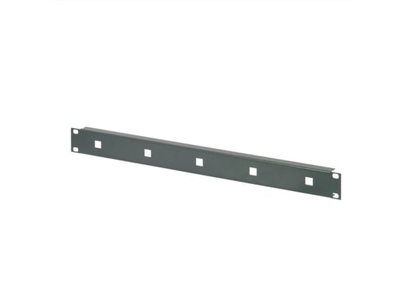 SCHROFF frontpanel 19" för kabelhållare, 1,5 mm, St, RAL 7021
