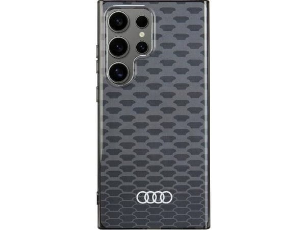 Audi IML-sömnadsmönster MagSafe-fodral S24 Ultra S928 black/black hårt skal AU-IMLMS24U-Q5/D3-BK