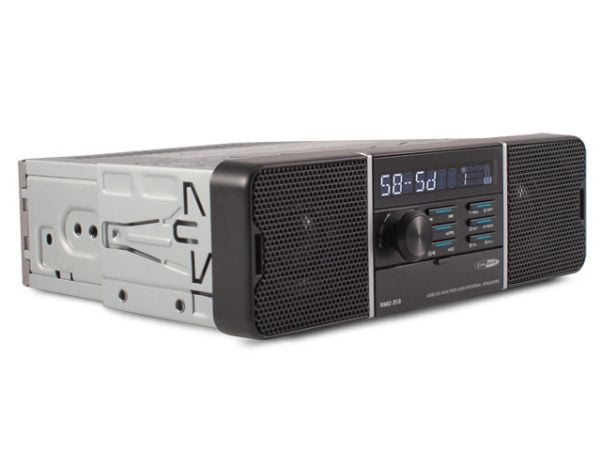 Caliber RMD213, Sort, 1 DIN, 300 W, Rotasjon, MP3, WMA, LCD