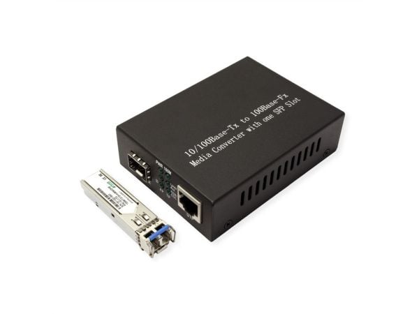 10/100 Fast Ethernet Converter, RJ45 to GBIC LC