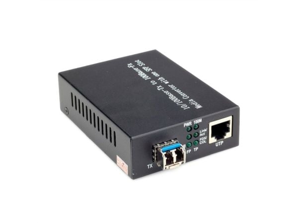 10/100 Fast Ethernet Converter, RJ45 to GBIC LC