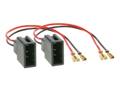 ACV 11-1046-02, ISO-adapter, honkontakt, hankontakt, Toyota, Citroën C1 2005 -> Front Peugeot 107 Front Toyota Aygo Front