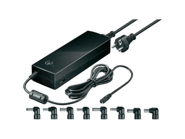 Goobay 55004, Laptop, Innendørs, 100 - 240 V, 60 Hz, 134,5 W, 12, 14, 15, 16, 18, 18.5, 19, 19.5, 20, 22, 24 V