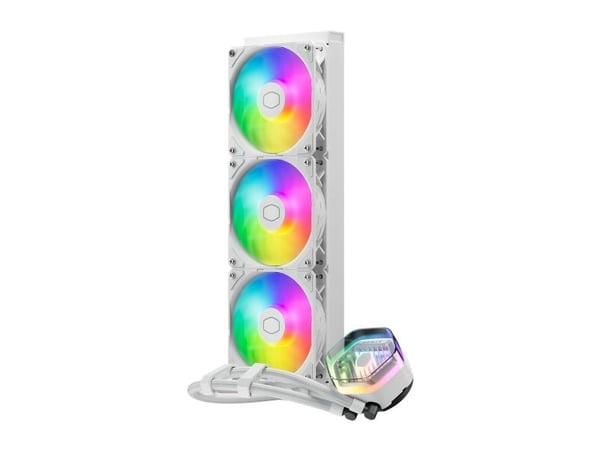 Cooler Master MasterLiquid 360 Atmos ARGB - Væskekjølesystem for prosessor - Radiatorstørrelse: 360 mm - (for: LGA1700, LGA1200, LGA1151, LGA1150, ...