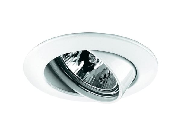 Paulmann 17953 premium innbyggingsring halogen GU5.3 50 W - hvit
