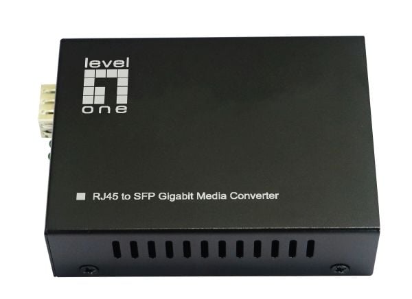 LevelOne Konverter GVT-2015 10/100/1000T>RJ45 til SFP 60W sw