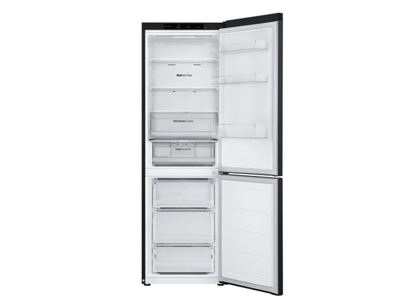 LG GBV3100DEP - Kjøleskap/fryser - bunnfryser - bredde: 59.5 cm - dybde: 68.2 cm - høyde: 186 cm - 344 liter - Klasse D - grafittsvart