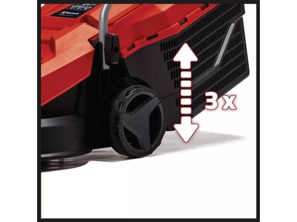 Einhell GC-EM 1000/32, Handgräsklippare, 32 cm, 3 cm, 7 cm, 300 m², Roterande blad
