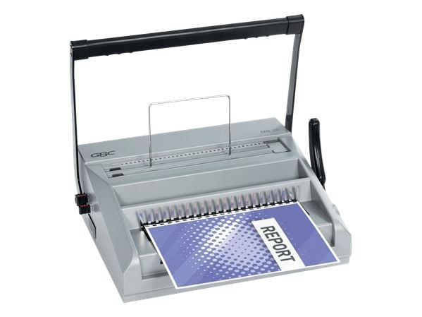 GBC MB20 MultiBind Heavy Duty plast- og metallspiral innbindingsmaskin, Kapasitet 270 A4-ark, Flerfunksjonell bindemaskin, Manuell, 500 ark, Grå