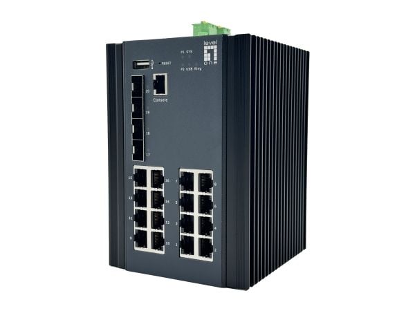 LevelOne IGU-2071, Hallittu, L2+, Gigabit Ethernet (10/100/1000)
