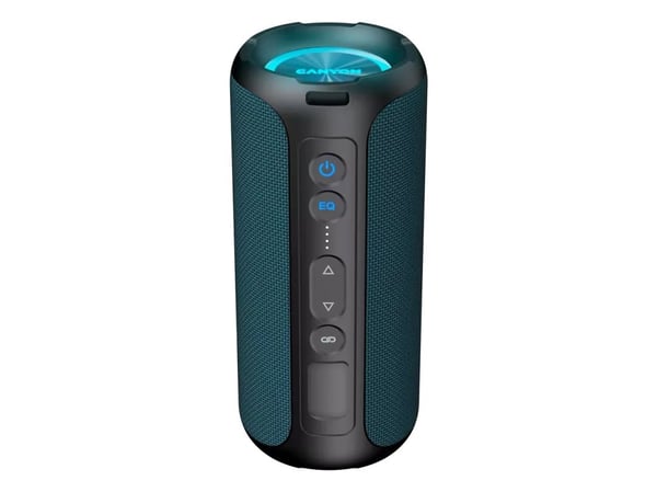 Canyon CNE-CBTSP15BK, 40 W, Trådløs, 10 m, Stereo bærbar høyttaler, Blå, Cylinder
