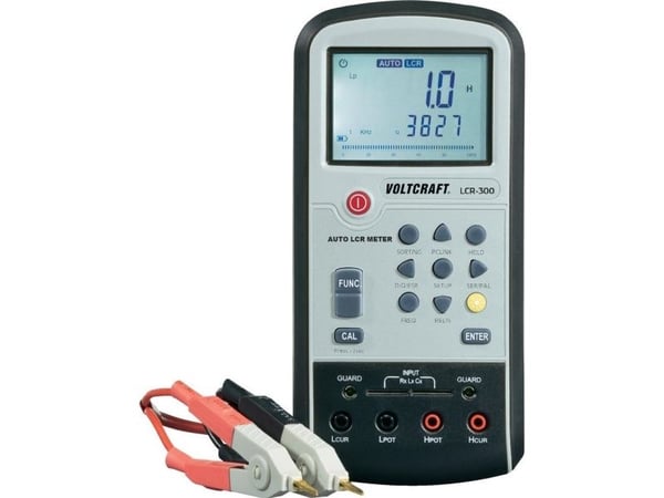 LCR-målebro VOLTCRAFT LCR-300 CAT I digitalt display (counts) 20000