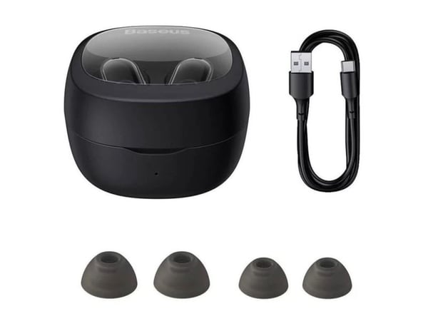 Baseus Bowie WM02 - True wireless-hodetelefoner med mikrofon - i øret - Bluetooth