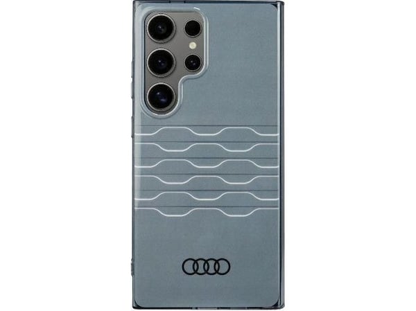 Audi IML-etui med geometrisk mønster S24 Ultra S928 - grå/grå hardcase AU-IMLS24U-A6/D3-GY