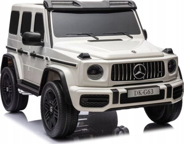 Lean Cars Batteri Bil Mercedes G63 XXL Hvit 24V