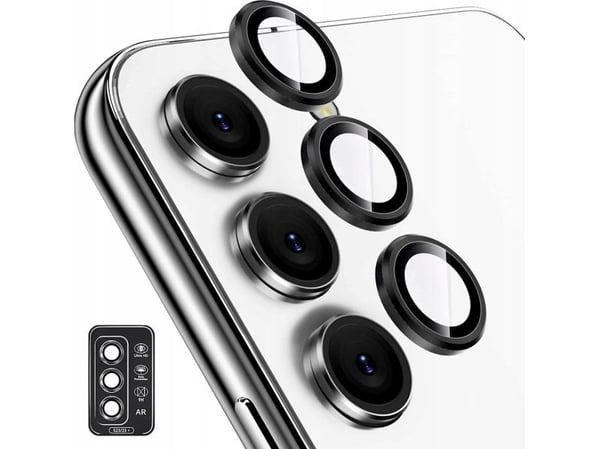 OEM Szklo hartowane Tempered Glass Camera Full Cover - do Samsung S23/23 Plus