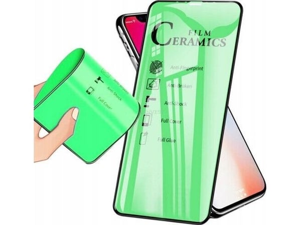 OEM 5D helimmat keramiskt glas - för Samsung Galaxy S24 Ultra svart