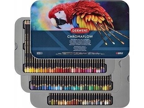 Derwent Chromaflow pencil 100 stk. tinbox