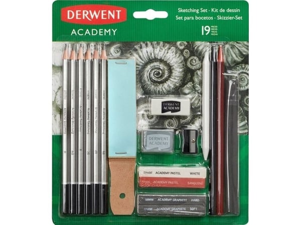 Derwent Academy Sketching Set Tegnesett 14 stk (605061)