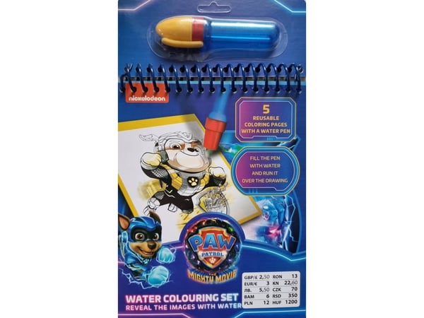 MAJEWSKI malesett vannmaling 6 deler Psi Patrol Paw Patrol