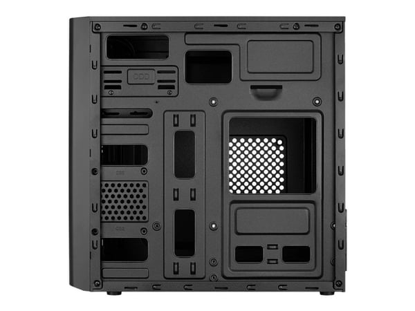 AeroCool PGS C Series CS-103 - Tower - mikro ATX - ingen strømforsyning (ATX) - svart - USB/lyd