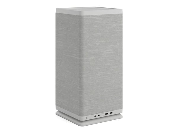 Fractal Design Mood - PC-etui - mini-ITX - ingen strømforsyning (SFX / SFX-L) - lysegrå - USB/Audio/Mic