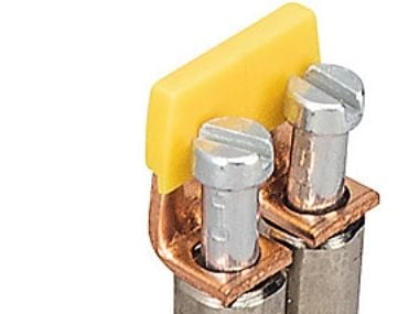 Wieland Electric IVBWK 2,5 - 2, Kytkentäsilta, 10 kpl, Keltainen, 2,23 g, 24,33 g, 240 mm
