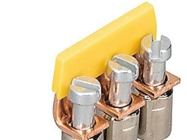 Wieland Electric IVBWK 2.5 - 3, Kytkentäsilta, 10 kpl, Keltainen, 3,594 g, 35,94 g, 240 mm