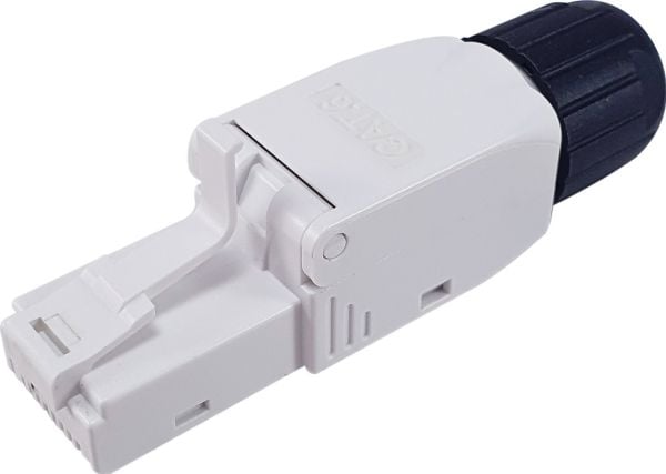 Equip 121161, RJ-45, Sort, Hvit, Hankjønn, Rett, Polykarbonat (PC), Cat6