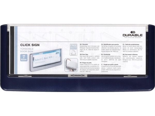 Durable 4860-07, Sininen, 149 mm, 52,5 mm