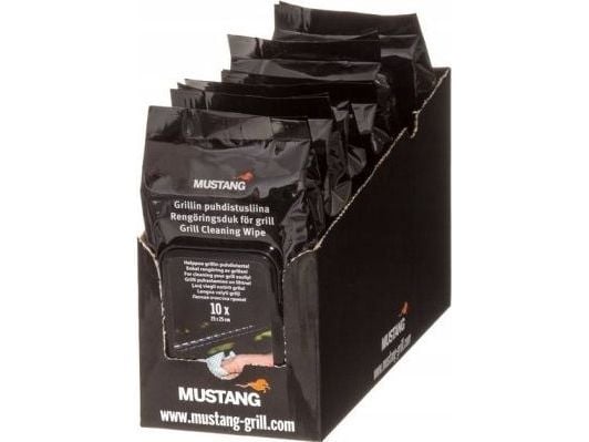 Mustang Mustang Mustang märkä grillipyyhe, 25x25 cm, harmaa