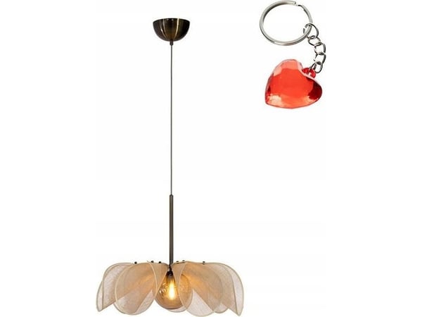 Hengelampe Markslojd Styrka 108659, 1x40W E27 antikk messing/natur