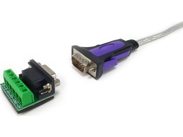 Varustussovitin USB-A -> Seriell RS422/RS485 St/St FT232Rsw