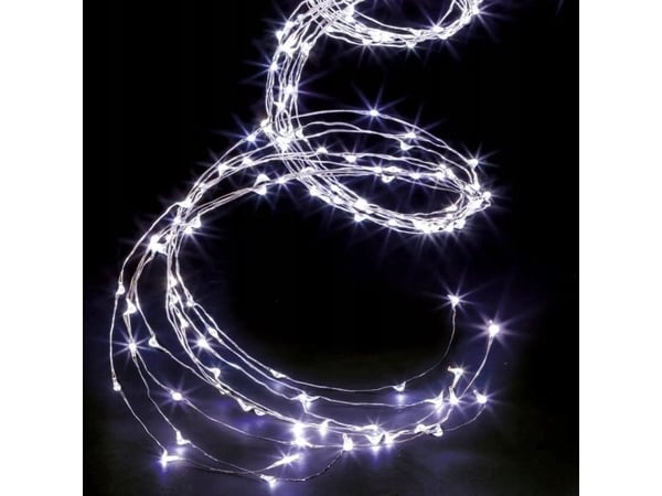 Fééric lys- og julegirlander utendørs, kaskade, 200 LED