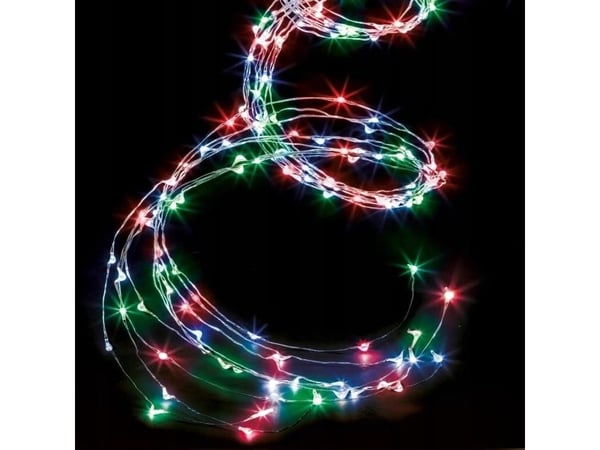 Fééric Lights & Christmas lyslenke/krans utendørs, kaskade, 600 LED
