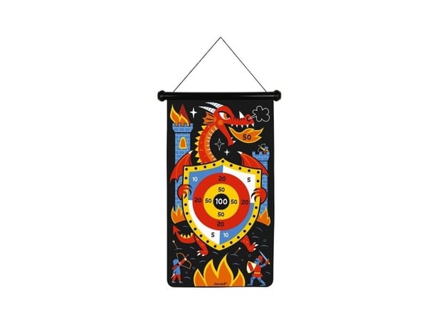 JANOD Dragons magnetic dartboard, Plast, Frankrike, 440 mm, 40 mm, 650 mm, 1 stykker