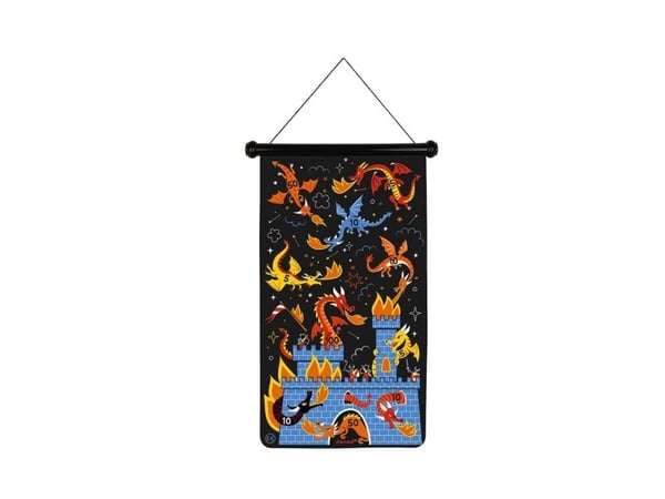 JANOD Dragons magnetic dartboard, Plast, Frankrike, 440 mm, 40 mm, 650 mm, 1 stykker