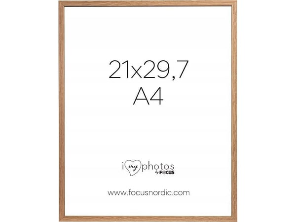 Focus Rock eikefiner billedramme 21x29,7 (A4)