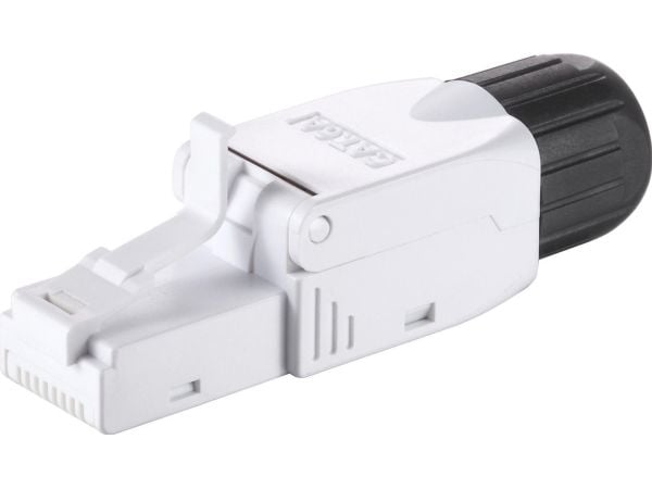 Equip 121162, RJ-45, Sort, Hvit, Hankjønn, Rett, Polykarbonat (PC), Cat6a