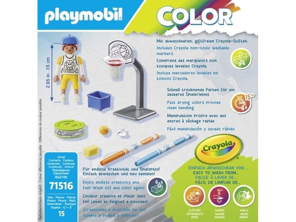 Playmobil Color 71516, Action/ Eventyr, 3 år, Flerfarget, Plast