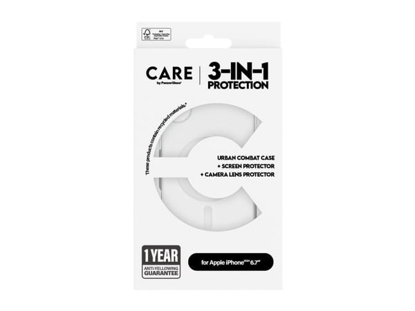 PanzerGlass CARE by ® Flagship 3-i-1 Pakke iPhone 16 Plus