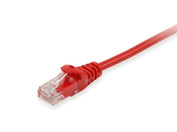 Equip 603121, 0,15 m, Cat6a, U/UTP (UTP), RJ-45, RJ-45, Rød