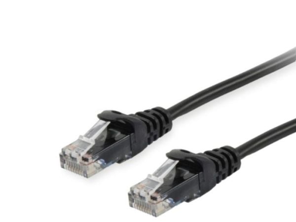 Equip 625474, 0,15 m, Cat6, U/UTP (UTP), RJ-45, RJ-45, Sort