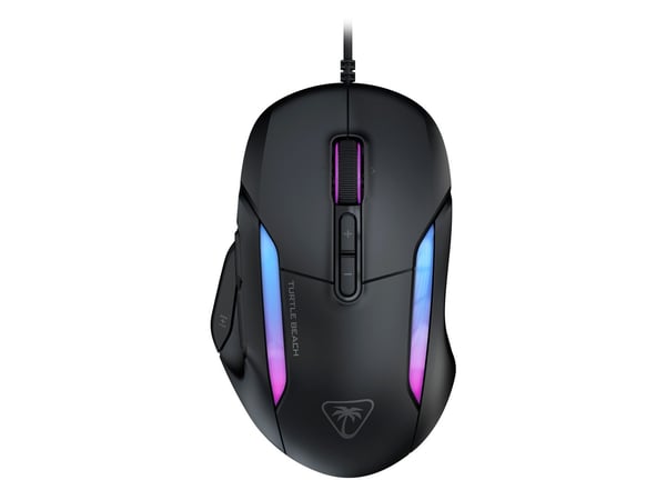 Turtle Beach Kone II - Mus - ergonomisk - optisk - 7 knapper - kablet - USB - svart