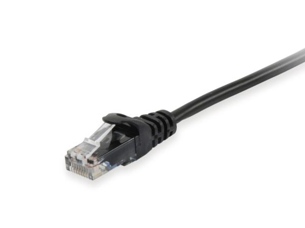 Equip 603153, 1,5 m, Cat6a, U/UTP (UTP), RJ-45, RJ-45, Sort