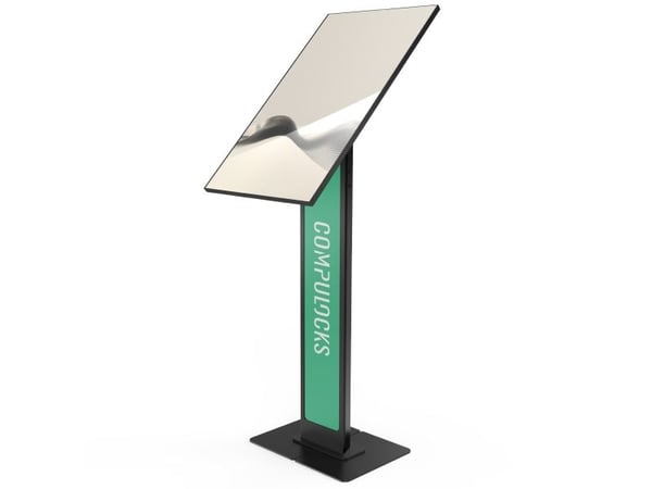 Compulocks 140BLBPB, musta, 81,3 cm (32"), Universaali, Universal screens up to 32", Terästä, Lattia