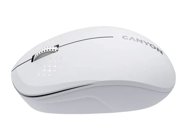 Canyon CNS-CMSW04W, Molempikätinen, Optinen, Bluetooth, 1200 DPI, Valkoinen