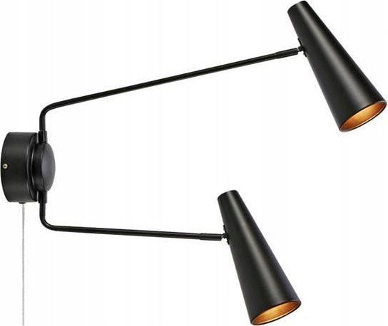 Markslojd Markslojd Peak 108690 vegglampe vegglampe 2x40W E14 sort/gull