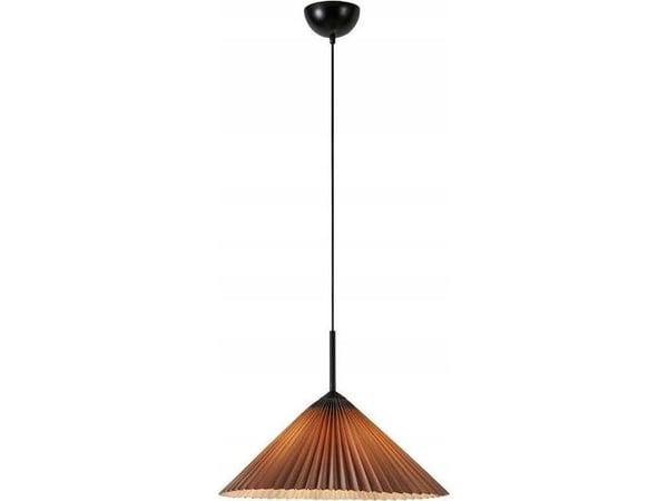 Hengelampe Markslojd Markslojd Plisado 108709 hengende pendellampe 1x40W E27 beige/svart